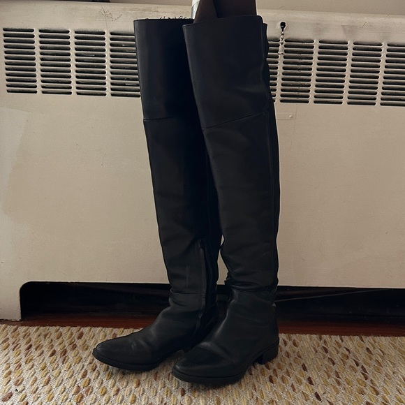 Sam Edelman Pam Over-The-Knee Leather Boots - Picture 2 of 8